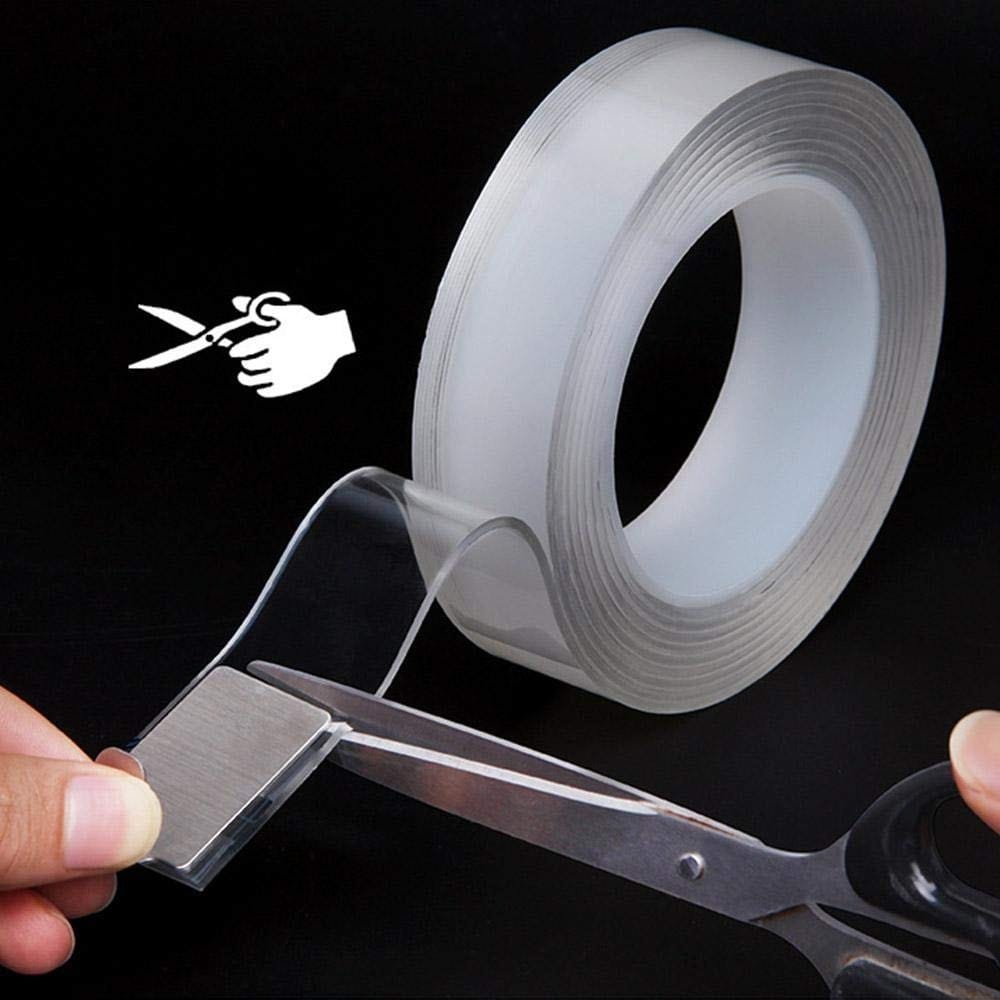 Nano Tape Reusable Double-Sided Adhesive Tape for Multiple Uses