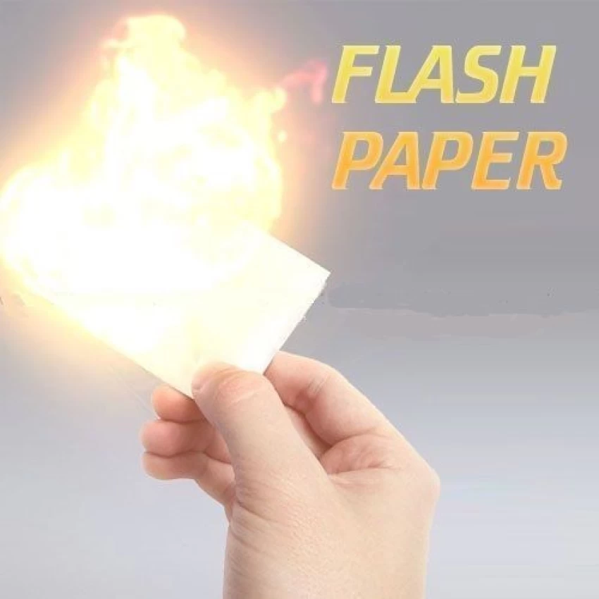 Magic Flash Paper 2 Pieces 10x10 cm