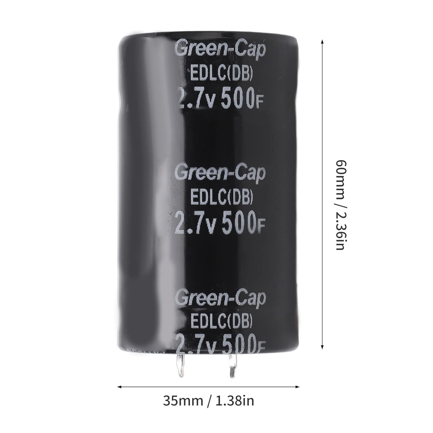 500F 2.7V Super Capacitor For High-Power 35x60mm