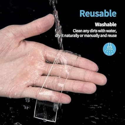 Nano Tape Reusable Double-Sided Adhesive Tape for Multiple Uses