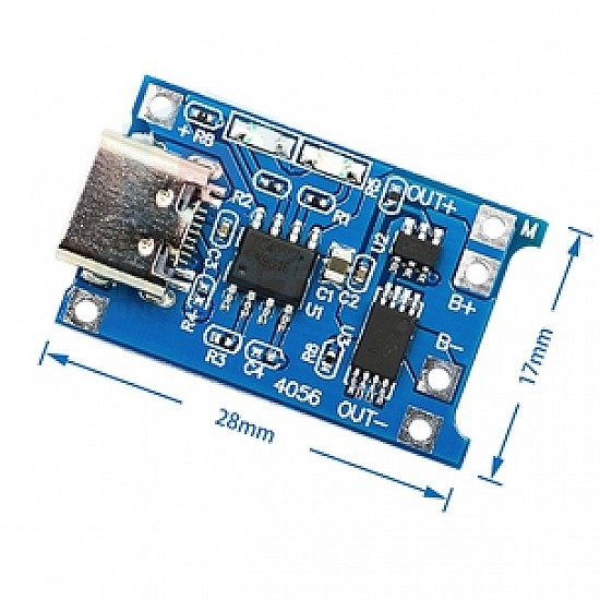 Li-Ion Battery Charging Module – TP4056 with Protection