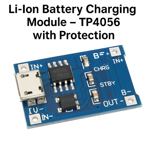 Li-Ion Battery Charging Module – TP4056 with Protection
