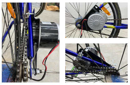 24v Electric Cycle Gear Motor 250watts  Conversion Full Kit