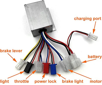 24v Electric Cycle Gear Motor 250watts  Conversion Full Kit